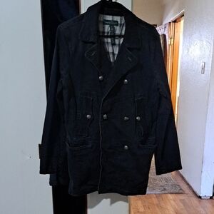 Eddie Bauer Men's Dark Gray Pea Coat